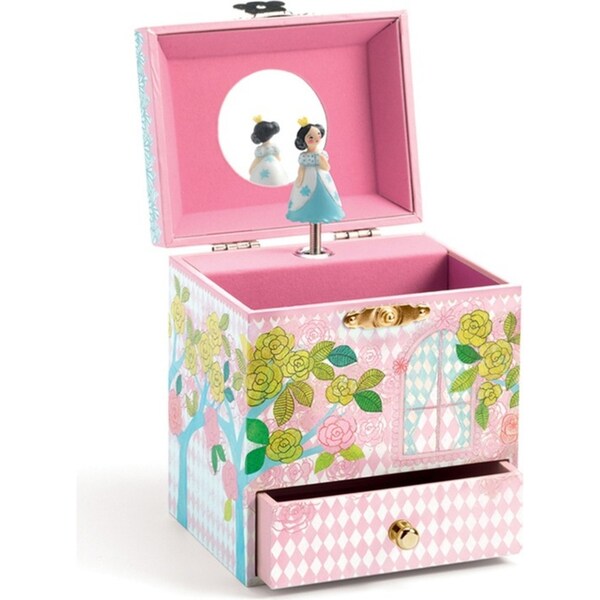 Djeco Delighted Palace Music Box 11x18cm Kids Musical Jewelery Storage 4y+