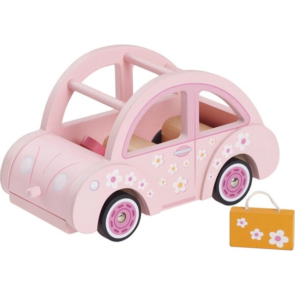 Le Toy Van Daisylane Sophie's Car Kids/Children 22x13cm Wooden Toy 2y+ Pink