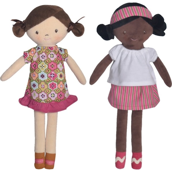 Bonikka Ivy & Amy Chi Chi Doll Infant/Newborn 32cm Soft Play Combo Toy Set 0m+