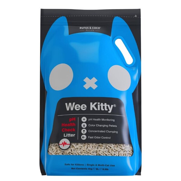 Wee Kitty Clumping Ph Health Check Cat Litter 9kg/18L