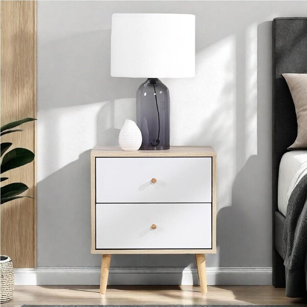 Adriana Bedside Table Elegant and Stylish Bedroom Storage with Dresser