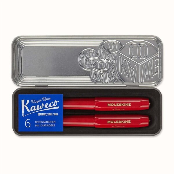 Moleskine Kaweco Collection Pen Set Fine Red