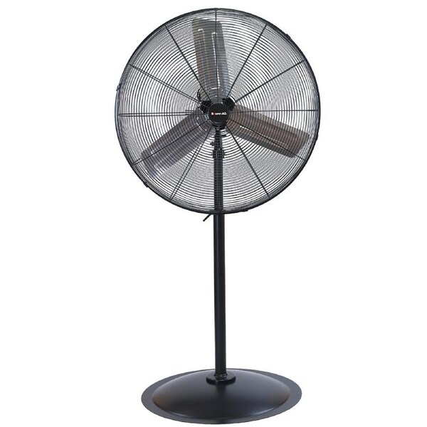 BAUMR-AG 30" 762mm 300W Industrial Pedestal Fan, Large, Commercial, Heavy-duty, 3 Speed, EESS Certified