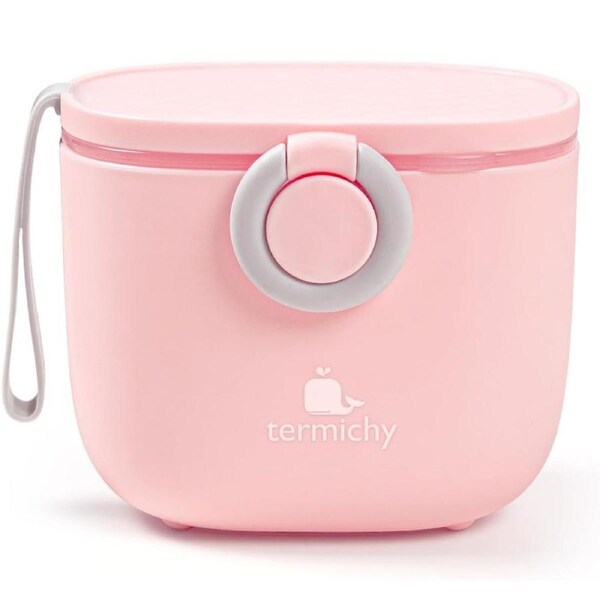 Termichy Baby Formula Dispenser, Portable Milk Powder Dispenser Container with Carry Handle and Scoop for Travel Outdoor Activities with Baby Infant, 8.8OZ, 0.55LB, 250g