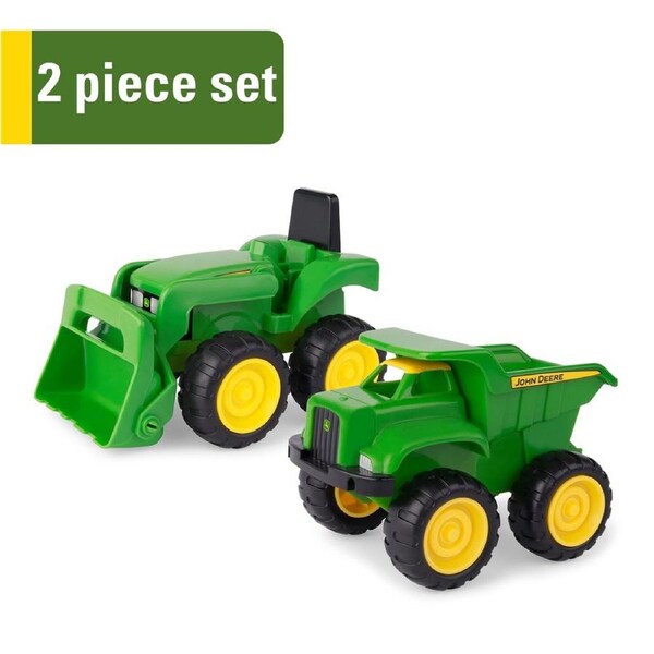 John Deere 15cm Kids sand pit Vehicle Set-2 Pack