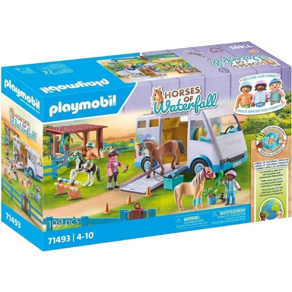 Playmobil - Mobile Horse Riding School 71493