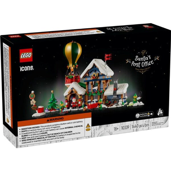 LEGO 10339 - Icons Santa's Post Office Christmas Holiday