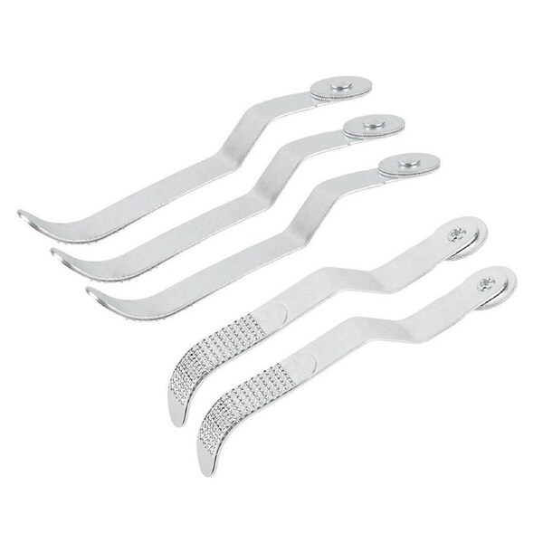 5pcs Bike Tire Repair Kit Inner Tube Patch Tool Set with File Knife Prying Tools