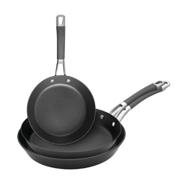 ANOLON ENDURANCE TRIPLE PACK FRYPANS 20CM/24CM/28CM