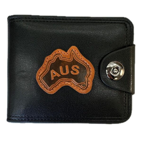 Souvenir Wallet Australia Classic AUS Oz in Black