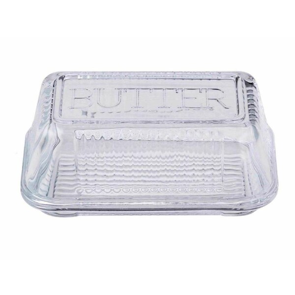 DLine Glass Butter Dish Rectangle