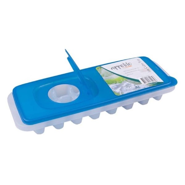 DLine Ice Tray Cube 14 Cups Blue Lid