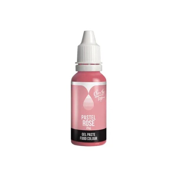Over The Top Pastel Rose Gel Paste Food Colour 25g