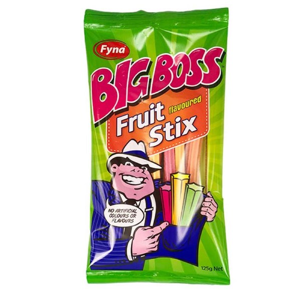 Big Boss Fruit Sticks 125g