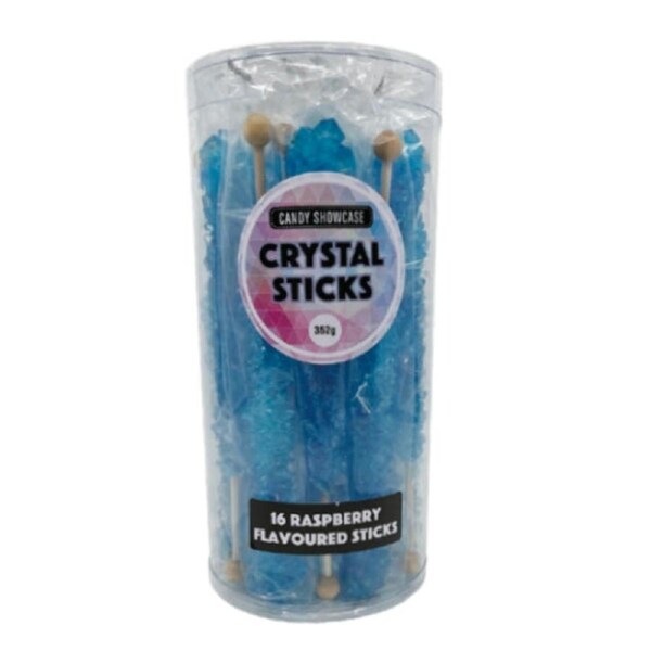 16pk Royal Blue Raspberry Crystal Sticks 352g