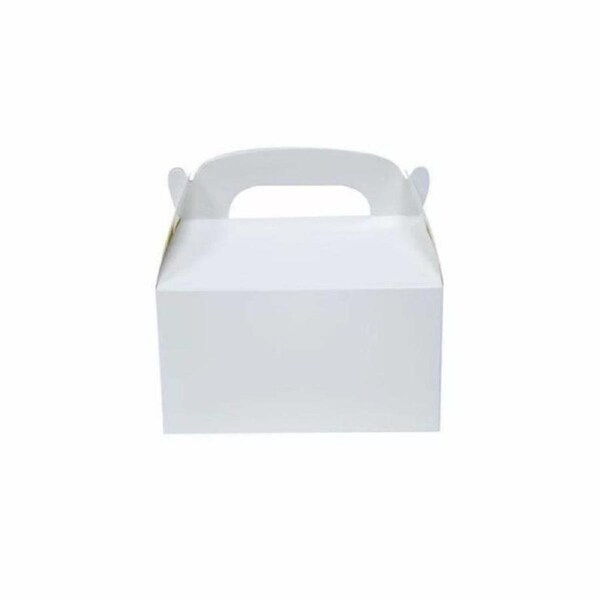 6pk White Treat Boxes 15.6x9x8.5/15cm