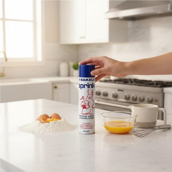 Bakels Sprink Aerosol Release Agent Cooking Spray 450g