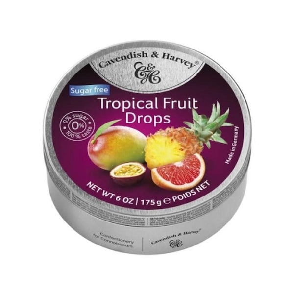 Cavendish & Harvey Sugar Free Tropical Fruit 175g
