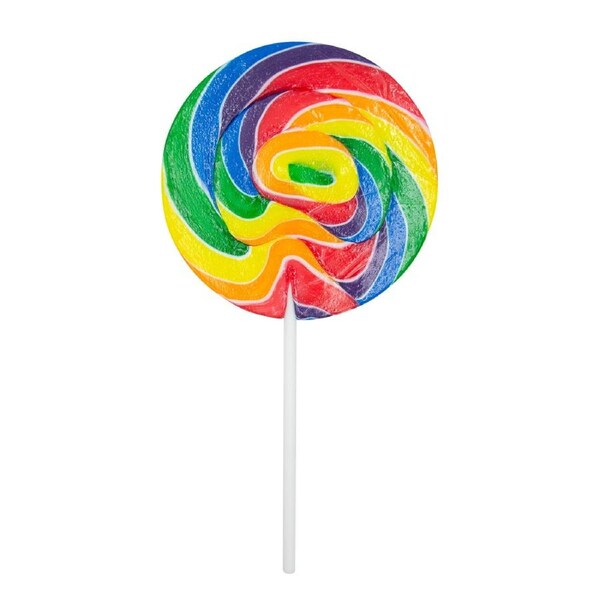 Giant 13cm Rainbow Swirl Pop 185g