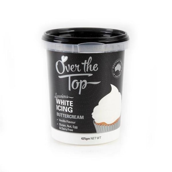 Over The Top Buttercream - White 425g