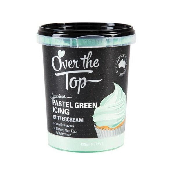 Over The Top Buttercream - Pastel Green 425g