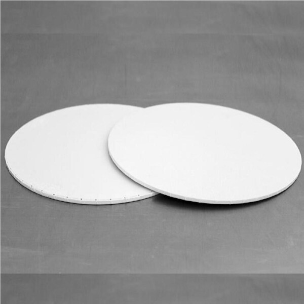 BULK 50pk 8in Round Masonite Cake Board - White