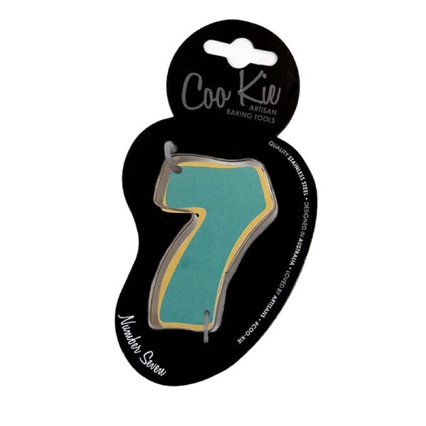 Coo Kie Number 7 Stainless Steel Cookie Cutter