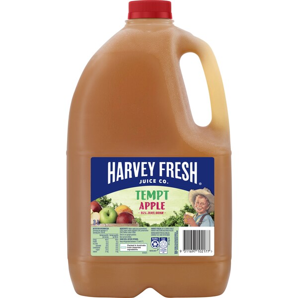 Tempt Apple 25% Fruit Drinks 3l