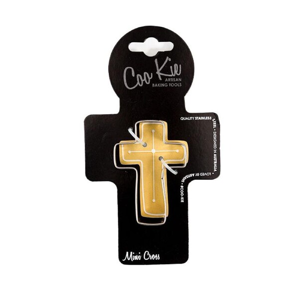 Coo Kie Mini Cross Stainless Steel Cookie Cutter