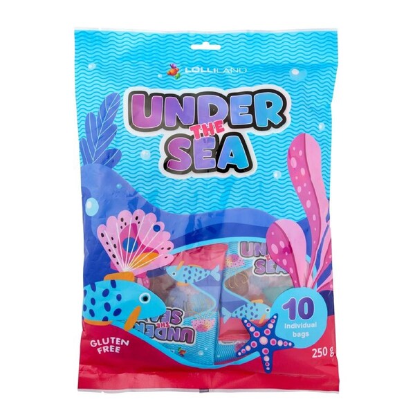 Under The Sea Multipack Lollies 10x25g