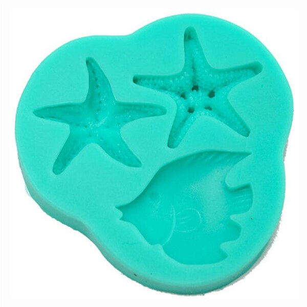 Starfish Silicone Fondant Mould (85x80mm)