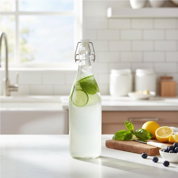 Water Bottle Glass 1L