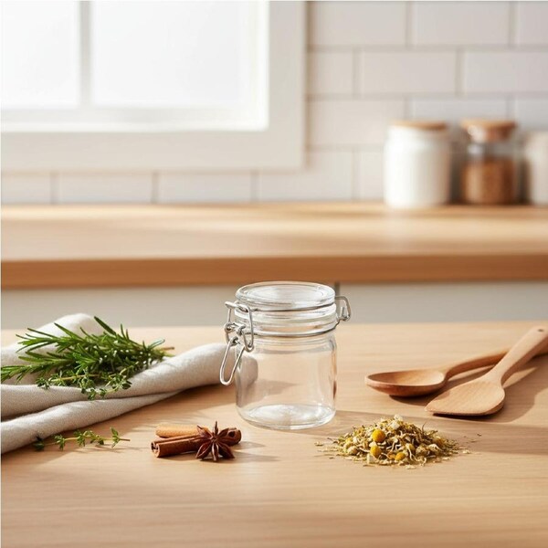 Clip Lock Glass Jar 50ml