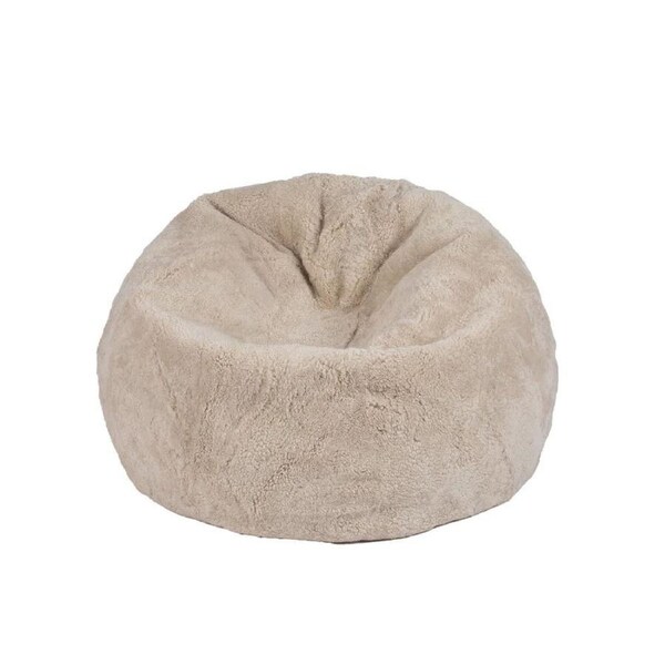 Auskin The Kingston Sheepskin Bean Bag Seat Home/Living Room Decor Oatmeal