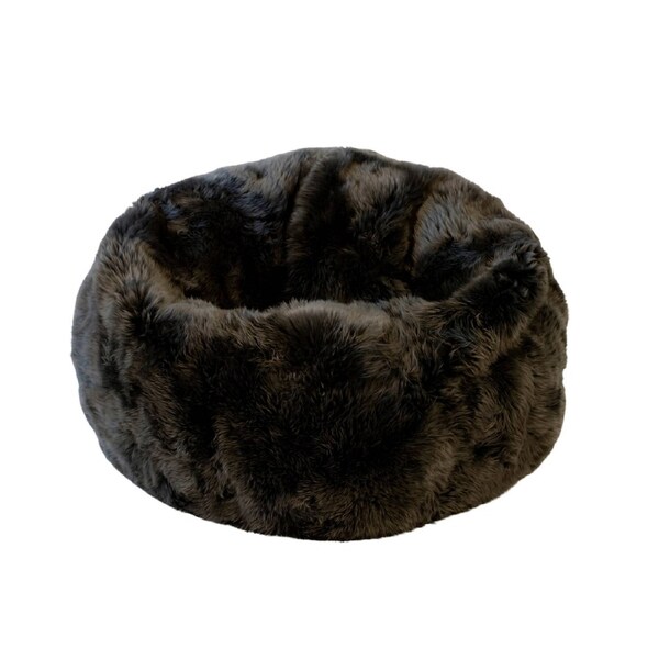 Huxford Grove The Gulgong Sheepskin Long Wool Soft Bean Bag Home Decor Steel