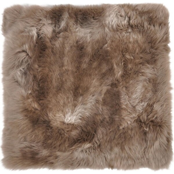 Auskin The Gulgong Sheepskin Cushion/Pillow Cover Sqr Pillowcase 50cm Beige