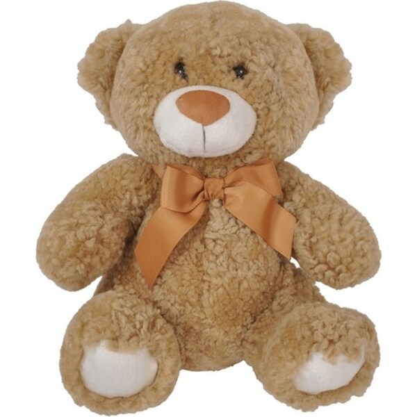 Auskin Shorn Curly Oscar Teddy Bear Kids/Children Soft Cuddle Toy 30cm Honey