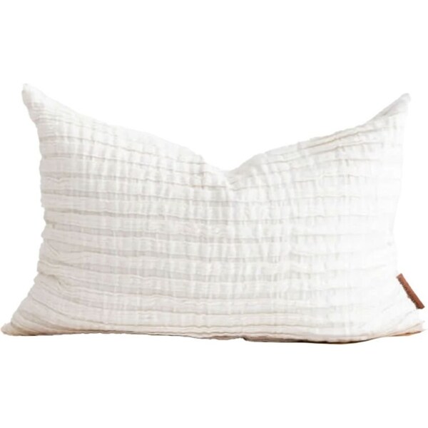 Huxford Grove The Airlie Cushion Home Sofa/Couch Pillow Rect 40x60cm White
