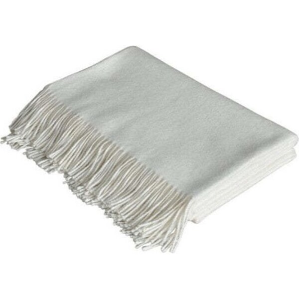 Auskin Alpaca Throw Home/Lounge Sofa/Bed Decorative Blanket 145x185cm Ivory