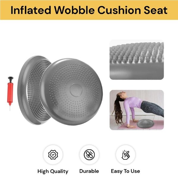 Inflated Wobble Cushion Seat
