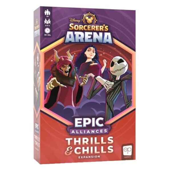 Disney Sorcerer's Arena Epic Alliances Thrills and Chills Expansion Board Game