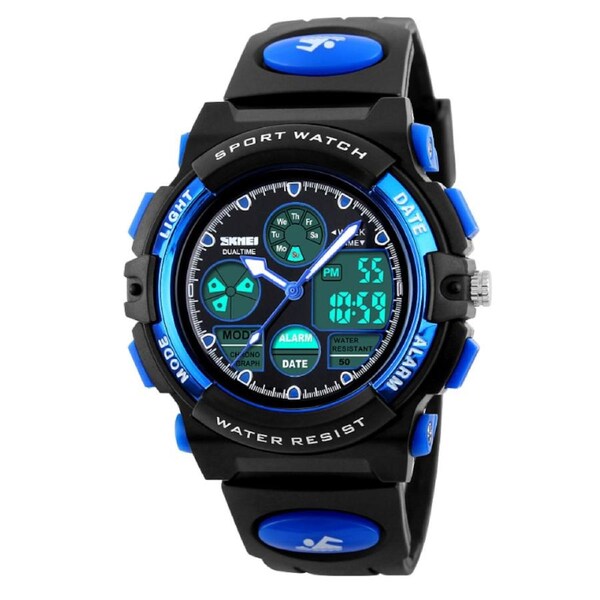 Kids Digital Sport Watch, Boys Girls Waterproof Sports Outdoor Watches Children Casual Electronic Analog Quartz Wrist