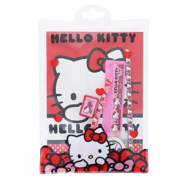 Hello Kitty Hearts and Bows Stationery Set
