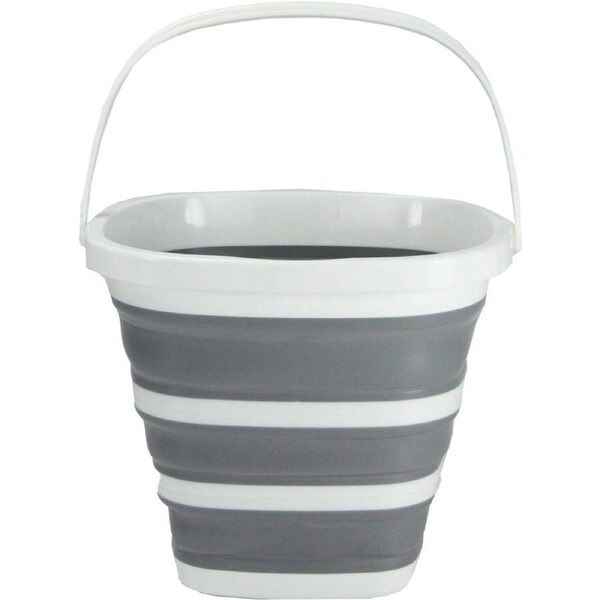 Seymour's 10125 Collapse-A Bucket Square with PP Circle - 10L Grey