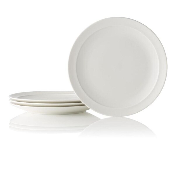 Adam Liaw by Noritake - Everyday 21cm Plate Set of 4 - Ivory White