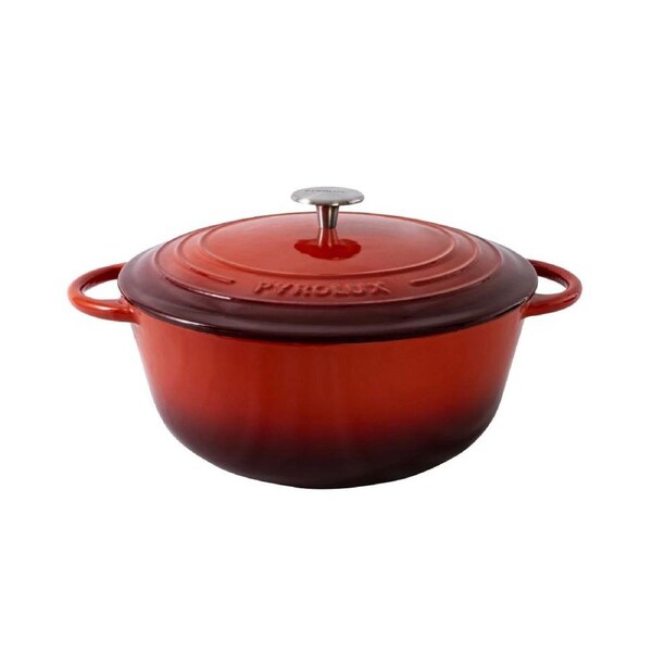 Pyrolux PyroChef Round French Oven 20cm/2 Litre - Chilli Red