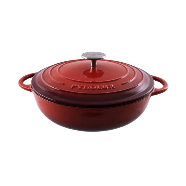 Pyrolux PyroChef Round Chef Pan 24cm/2.5 Litre - Chilli Red