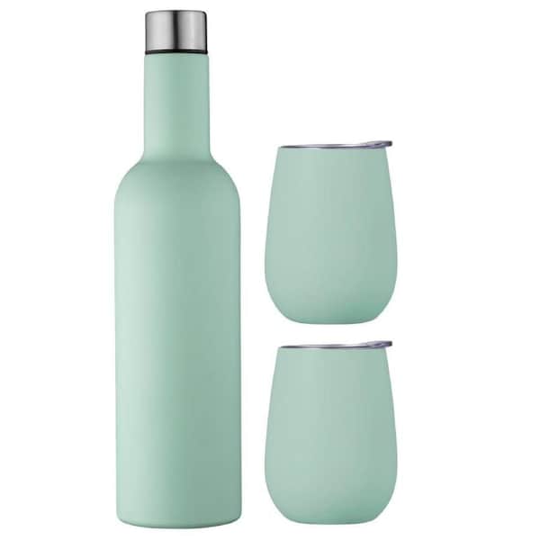 Avanti Double Wall Insulated Wine Traveler Set - Mint