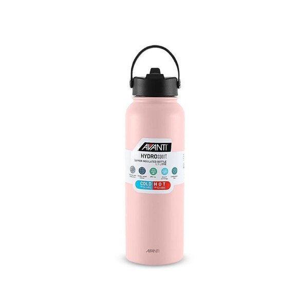 Avanti HydroSport Sipper 1.1L Insulated Bottle - Pink