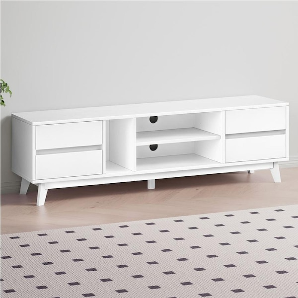 ALFORDSON TV Entertainment Unit Cabinet 180cm White
